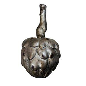 Ceramic Artichoke Sculpture Art Faux Harvest Table Centerpiece Decoration Brushe